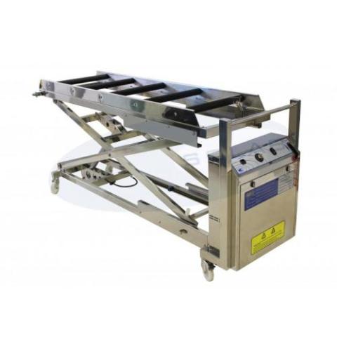 Carro Pantografico Eletrico/Bateria Elevação Corpos - INOX 304 
