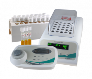 Combo DQO: Medidor de DQO - CD200 + Termoreator para Medidor de DQO - CR25 + Capa Protetora para Termoreator CR25 + Reagente para Medição de DQO (25 testes)